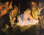 Gerrit van Honthorst Adoration of the Shepherds oil painting reproduction